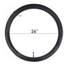 Elecony 8 Pack Lightweight 26 Mountain Bike 48mm Schrader Valve, Replacement Inner Tubes for Road Bikes
