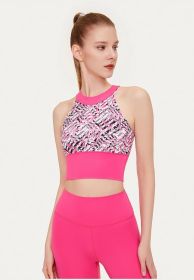 Mesh Beautiful Vest Sports Bra (Option: S-Technology Xia Hong)