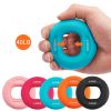 40-80LB Strength Hand Grip Ring; Muscle Power Training Silicone Ring; Fitness Body Building Carpal Expander Training Finger Ring