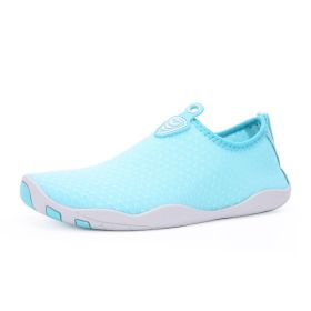 Fitness Hiking Climbing Water Skiing Outdoor Wading Upstream Shoes (Option: Blue-37)